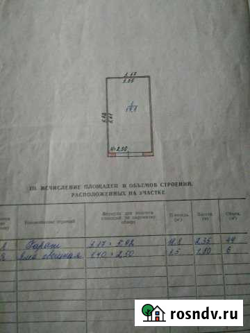 Гараж 18 м² на продажу в Воткинске Воткинск - изображение 1