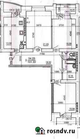 3-комнатная квартира, 101 м², 9/9 эт. на продажу в Ейске Ейск