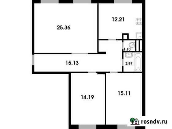 3-комнатная квартира, 86 м², 4/4 эт. на продажу в Лесном Городке Лесной Городок