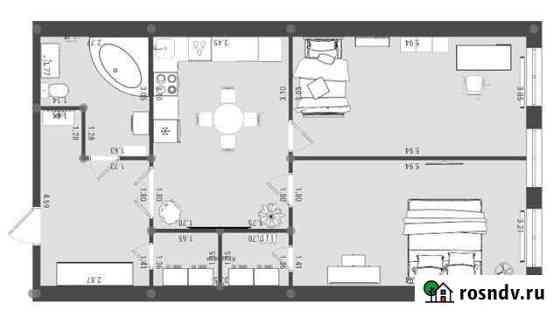 3-комнатная квартира, 80 м², 13/13 эт. на продажу в Чите Чита
