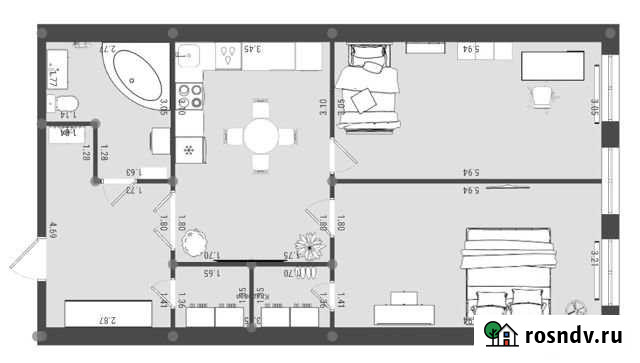 3-комнатная квартира, 80 м², 13/13 эт. на продажу в Чите Чита - изображение 1