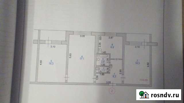 3-комнатная квартира, 61 м², 1/5 эт. на продажу в Ялге Ялга - изображение 1
