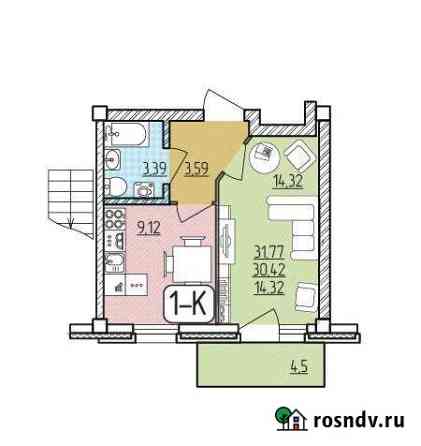 1-комнатная квартира, 31 м², 9/9 эт. на продажу в Улан-Удэ Улан-Удэ