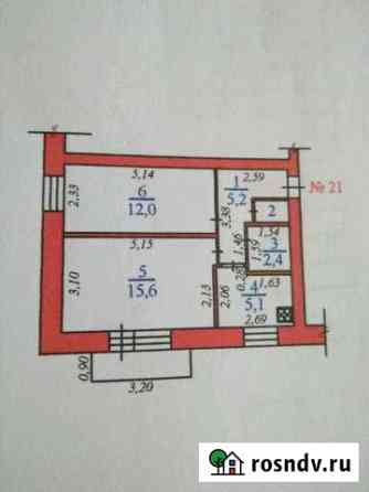2-комнатная квартира, 42 м², 2/2 эт. на продажу в Юргамыше Юргамыш