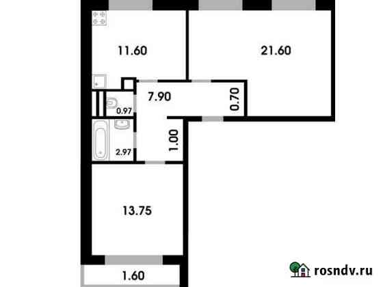 2-комнатная квартира, 62 м², 3/4 эт. на продажу в Лесном Городке Лесной Городок