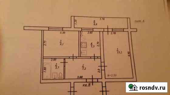 2-комнатная квартира, 39 м², 1/2 эт. в аренду на длительный срок в Славянске-на-Кубани Славянск-на-Кубани
