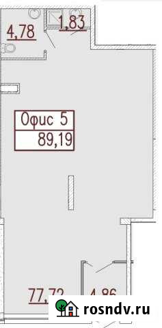 Офисное помещение, 89.19 кв.м. Новороссийск - изображение 1