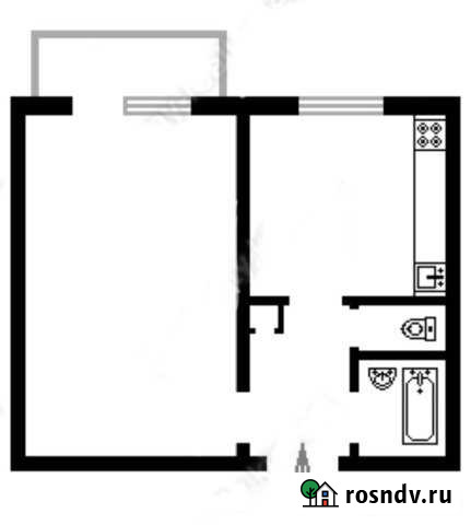 1-комнатная квартира, 38 м², 4/5 эт. на продажу в Мурманске Мурманск - изображение 1