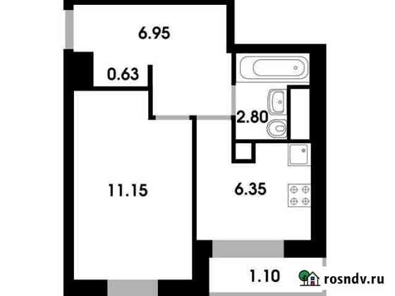 1-комнатная квартира, 28 м², 2/4 эт. на продажу в Лесном Городке Лесной Городок