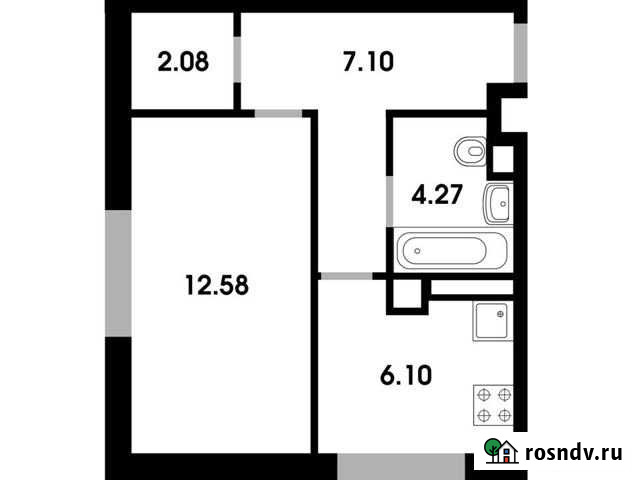 1-комнатная квартира, 32 м², 4/4 эт. на продажу в Лесном Городке Лесной Городок - изображение 1