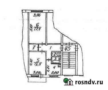 2-комнатная квартира, 49 м², 4/5 эт. на продажу в Сосновоборске Красноярского края Сосновоборск