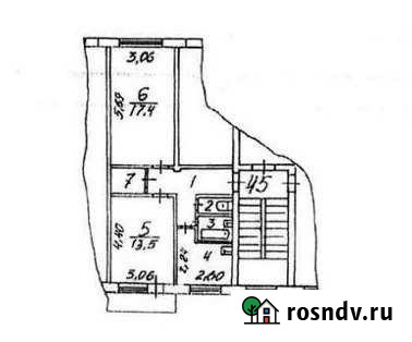 2-комнатная квартира, 49 м², 4/5 эт. на продажу в Сосновоборске Красноярского края Сосновоборск - изображение 1