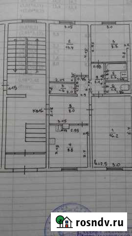 3-комнатная квартира, 63 м², 1/5 эт. на продажу в Сосенском Сосенский - изображение 1