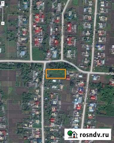 Участок ИЖС 15 сот. на продажу в Сосновке Тамбовской области Сосновка - изображение 1