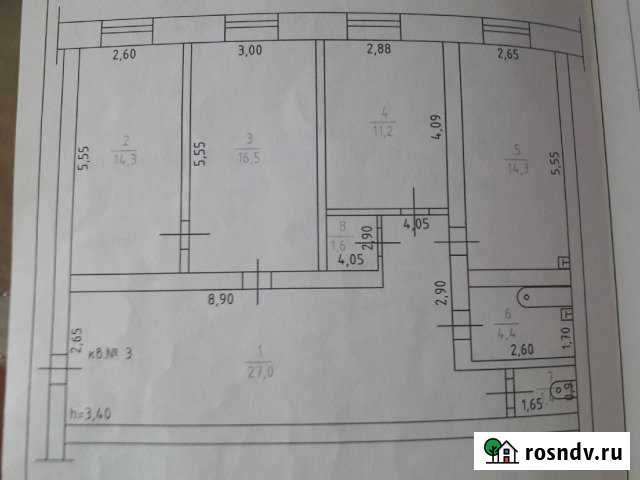 3-комнатная квартира, 90 м², 1/2 эт. на продажу в Камне-на-Оби Камень-на-Оби - изображение 1