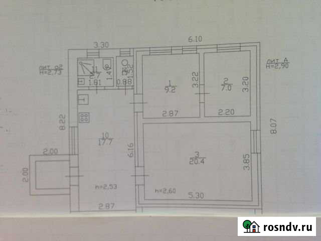 Дом 57 м² на участке 1 сот. в аренду на длительный срок в Краснодаре Краснодар - изображение 1