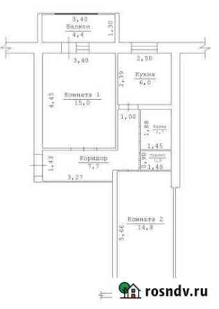 2-комнатная квартира, 48 м², 1/2 эт. на продажу в Салавате Салават