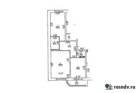 2-комнатная квартира, 63 м², 2/6 эт. на продажу в Пироговском Пироговский