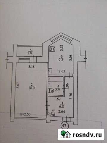1-комнатная квартира, 38 м², 1/5 эт. на продажу в Дюртюлях Дюртюли - изображение 1
