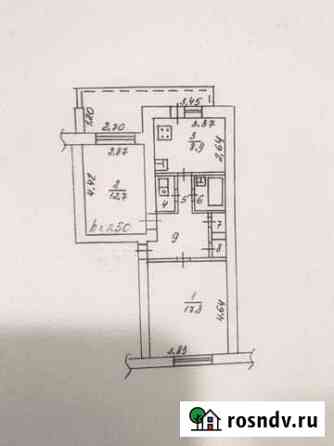 2-комнатная квартира, 56 м², 5/5 эт. на продажу в Тимашевске Тимашевск