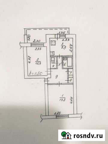 2-комнатная квартира, 56 м², 5/5 эт. на продажу в Тимашевске Тимашевск - изображение 1