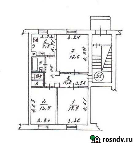 3-комнатная квартира, 72 м², 1/4 эт. на продажу в Павловском Посаде Павловский Посад - изображение 1