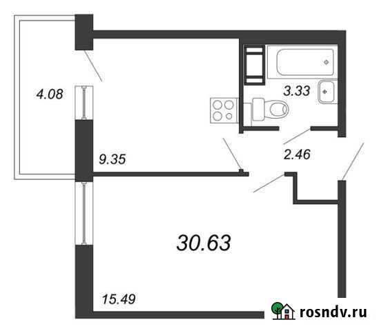 1-комнатная квартира, 30 м², 8/8 эт. на продажу в Старой Старая - изображение 1