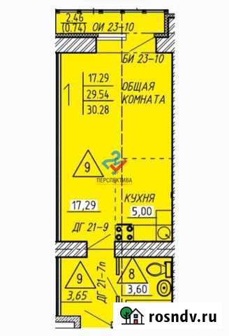 1-комнатная квартира, 37 м², 3/18 эт. на продажу в Пензе Пенза - изображение 1