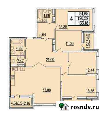 4-комнатная квартира, 133 м², 19/19 эт. на продажу в Новороссийске Новороссийск