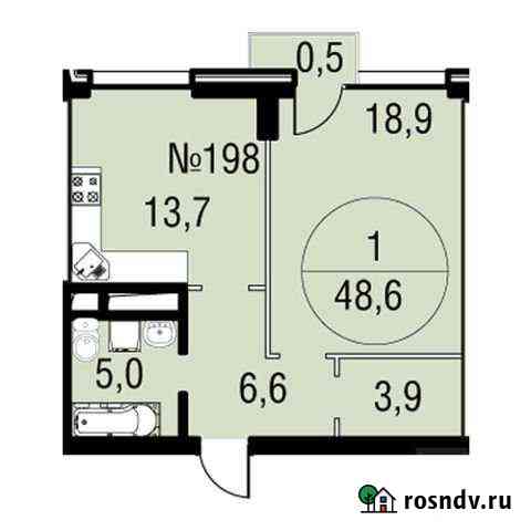 1-комнатная квартира, 48 м², 4/8 эт. на продажу в Химках Химки