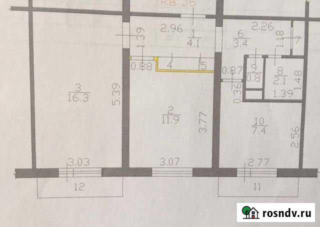 2-комнатная квартира, 47 м², 4/5 эт. на продажу в Луховицах Луховицы - изображение 1