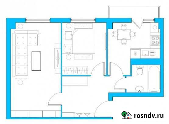 2-комнатная квартира, 46 м², 5/5 эт. на продажу в Сергиевом Посаде Сергиев Посад - изображение 1