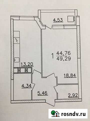 Своб. планировка, 49.3 кв.м., 25/25 эт. Саратов - изображение 1