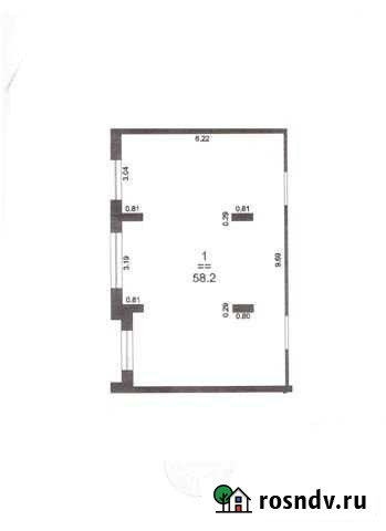 Торговое помещение, 58 кв.м. Нижний Новгород - изображение 1