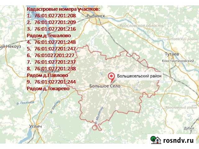 Участок СНТ, ДНП 7800 сот. на продажу в Большом Селе Большое Село - изображение 1