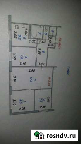 4-комнатная квартира, 58 м², 1/5 эт. на продажу в Тейково Тейково - изображение 1