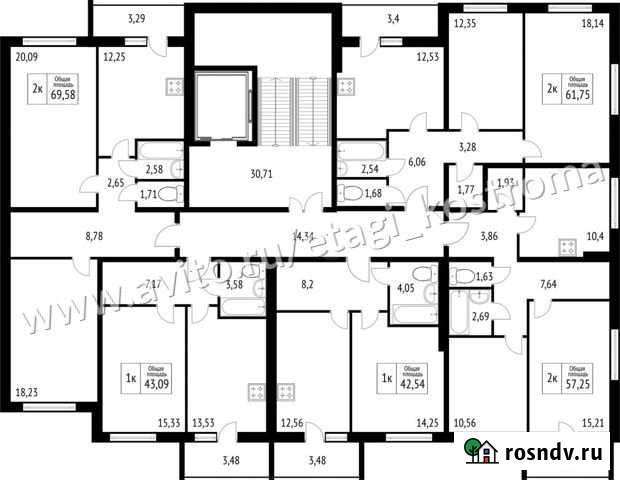 1-комнатная квартира, 43 м², 7/9 эт. на продажу в Костроме Кострома - изображение 1