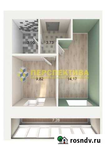 1-комнатная квартира, 36 м², 14/14 эт. на продажу в Кирове Киров - изображение 1