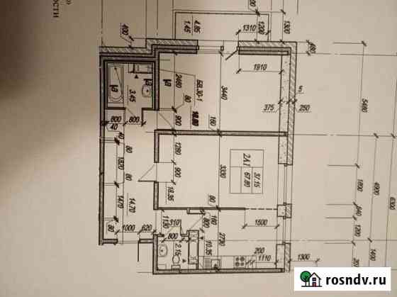 2-комнатная квартира, 71 м², 9/17 эт. на продажу в Янино-1 Янино-1