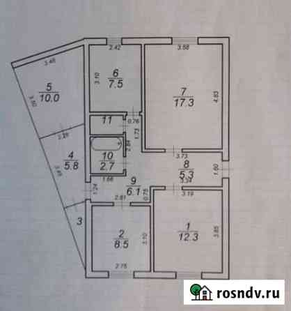 4-комнатная квартира, 67 м², 4/5 эт. на продажу в Осташкове Осташков