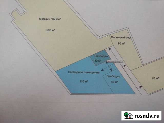Торговое помещение, 186 кв.м. Можайск - изображение 1