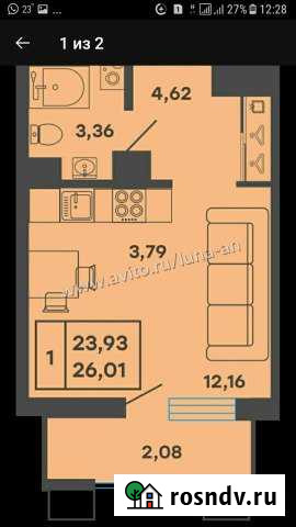 Квартира-студия, 27 м², 2/7 эт. на продажу в Набережных Челнах Набережные Челны - изображение 1