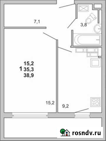1-комнатная квартира, 38 м², 5/10 эт. на продажу в Набережных Челнах Набережные Челны - изображение 1