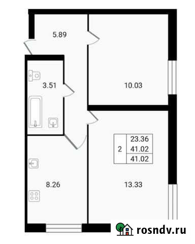 2-комнатная квартира, 41 м², 1/9 эт. на продажу в Сертолово Сертолово - изображение 1