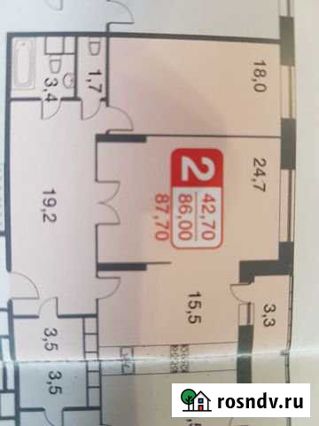 2-комнатная квартира, 88 м², 5/25 эт. на продажу в Реутове Реутов - изображение 1