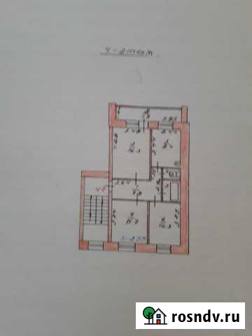 3-комнатная квартира, 61 м², 4/5 эт. на продажу в Минусинске Минусинск - изображение 1