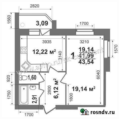 1-комнатная квартира, 43 м², 3/5 эт. на продажу в Коврове Ковров