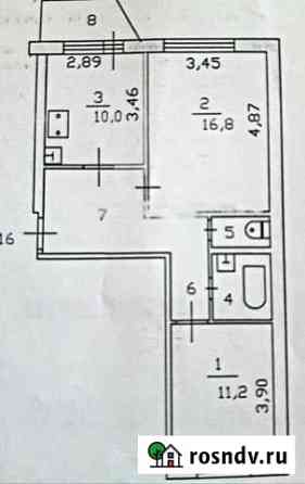 2-комнатная квартира, 53 м², 2/6 эт. на продажу в Лянторе Лянтор