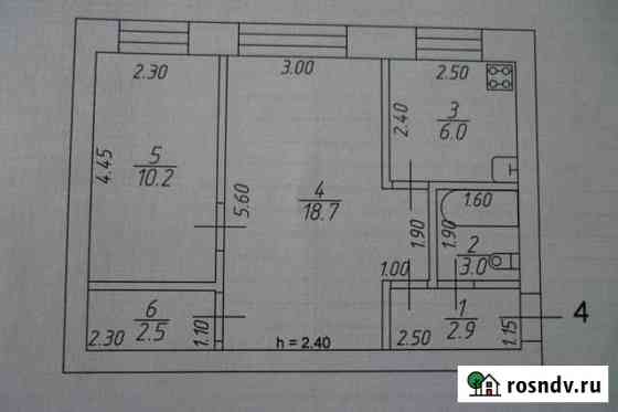2-комнатная квартира, 43 м², 1/2 эт. на продажу в Актюбинском Актюбинский