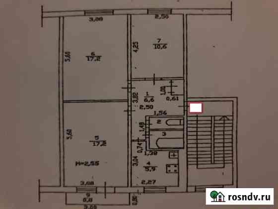 3-комнатная квартира, 61 м², 5/5 эт. на продажу в Минусинске Минусинск
